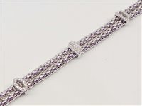 Bracciale Fope Donna Ines in Oro bianco Diamante 715B BBR - 715B BBR